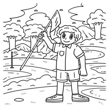 Golf Golf Sopası 'nın sevimli ve komik renkli bir sayfası. Çocuklar için saatlerce boyama eğlencesi sağlıyor. Renklendirmek için, bu sayfa çok kolaydır. Küçük çocuklar ve yeni yürümeye başlayanlar için uygun..