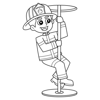 İtfaiyeci Kutuptan Aşağı Kayıyor 'un sevimli ve komik renkli sayfası. Çocuklar için saatlerce boyama eğlencesi sağlıyor. Renklendirmek için, bu sayfa çok kolaydır. Küçük çocuklar ve yeni yürümeye başlayanlar için uygun..