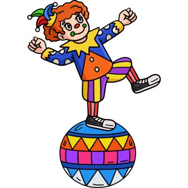 Bu karikatür klip, Balo İmajında Bir Sirk Palyaçoyu gösteriyor.