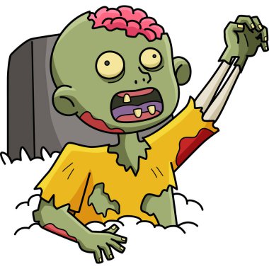 Bu karikatür, Grave illüstrasyonundan bir Zombi Yükselişini gösteriyor..