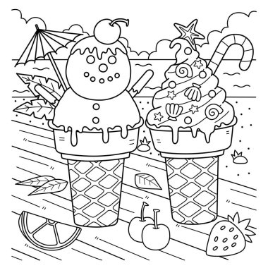 Temmuz Dondurması 'nda bir Noel' in sevimli ve komik renkli sayfası. Çocuklar için saatlerce boyama eğlencesi sağlıyor. Renklendirmek için, bu sayfa çok kolaydır. Küçük çocuklar ve yeni yürümeye başlayanlar için uygun..