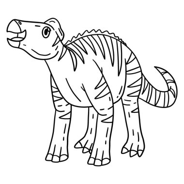 Edmontosaurus Dinozor 'un sevimli ve komik renkli sayfası. Çocuklar için saatlerce boyama eğlencesi sağlıyor. Renklendirmek için, bu sayfa çok kolaydır. Küçük çocuklar ve yeni yürümeye başlayanlar için uygun..