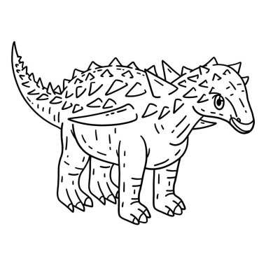 Borealopelta dinazorunun sevimli ve komik renkli sayfası. Çocuklar için saatlerce boyama eğlencesi sağlıyor. Renklendirmek için, bu sayfa çok kolaydır. Küçük çocuklar ve yeni yürümeye başlayanlar için uygun..