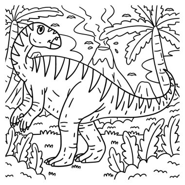 Iguanodon Dinazorunun sevimli ve komik renkli sayfası. Çocuklar için saatlerce boyama eğlencesi sağlıyor. Renklendirmek için, bu sayfa çok kolaydır. Küçük çocuklar ve yeni yürümeye başlayanlar için uygun..