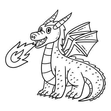 Ejderha Soluyan Ateş 'in sevimli ve komik renkli sayfası. Çocuklar için saatlerce boyama eğlencesi sağlıyor. Renklendirmek için, bu sayfa çok kolaydır. Küçük çocuklar ve yeni yürümeye başlayanlar için uygun..