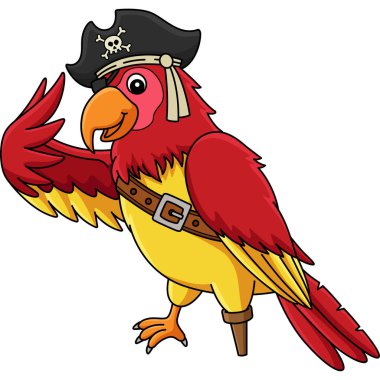 Bu karikatür klibinde Korsan Papağan çizimi var..