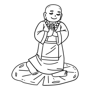 Lily pedleri üzerinde yürüyen bir Buda 'nın şirin ve komik renkli sayfası. Çocuklar için saatlerce boyama eğlencesi sağlıyor. Renklendirmek için, bu sayfa çok kolaydır. Küçük çocuklar ve yeni yürümeye başlayanlar için uygun..