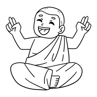 Gülen Buda 'nın sevimli ve komik renkli sayfası. Çocuklar için saatlerce boyama eğlencesi sağlıyor. Renklendirmek için, bu sayfa çok kolaydır. Küçük çocuklar ve yeni yürümeye başlayanlar için uygun..