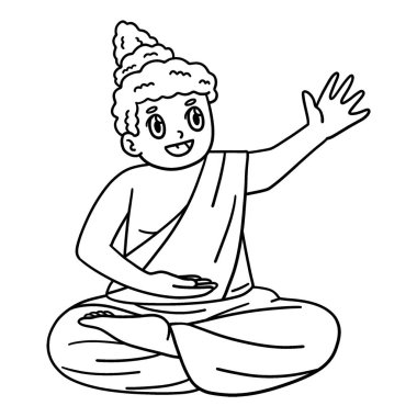 Oturan Buda 'nın şirin ve komik renkli sayfası. Çocuklar için saatlerce boyama eğlencesi sağlıyor. Renklendirmek için, bu sayfa çok kolaydır. Küçük çocuklar ve yeni yürümeye başlayanlar için uygun..