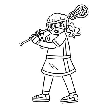 Dişi bir lakros oyuncusunun sevimli ve komik renkli sayfası. Çocuklar için saatlerce boyama eğlencesi sağlıyor. Renklendirmek için, bu sayfa çok kolaydır. Küçük çocuklar ve yeni yürümeye başlayanlar için uygun..