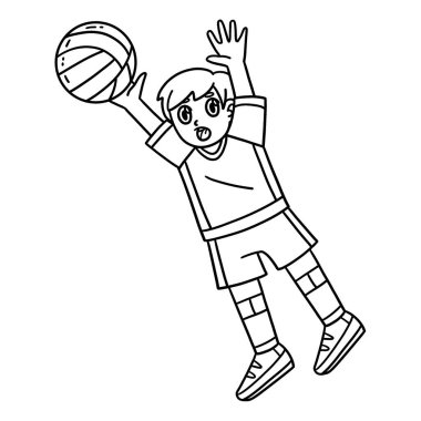 Voleybol oyuncusunun topu engelleyen sevimli ve komik renkli bir sayfası. Çocuklar için saatlerce boyama eğlencesi sağlıyor. Renklendirmek için, bu sayfa çok kolaydır. Küçük çocuklar ve yeni yürümeye başlayanlar için uygun..