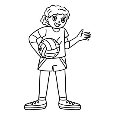 Bir Voleybol Topu Tutan Anne 'nin sevimli ve komik renkli sayfası. Çocuklar için saatlerce boyama eğlencesi sağlıyor. Renklendirmek için, bu sayfa çok kolaydır. Küçük çocuklar ve yeni yürümeye başlayanlar için uygun..