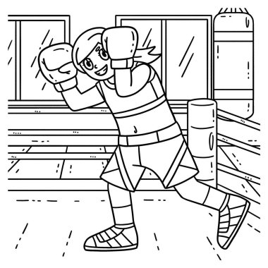 Boks Dişi Boksör Bloğu 'nun şirin ve komik renkli bir sayfası. Çocuklar için saatlerce boyama eğlencesi sağlıyor. Renklendirmek için, bu sayfa çok kolaydır. Küçük çocuklar ve yeni yürümeye başlayanlar için uygun..