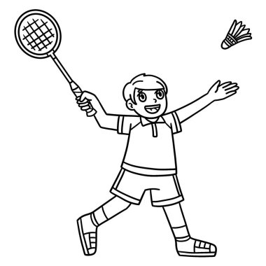 Shuttlecock için Badminton Player 'ın şirin ve komik renkli sayfası. Çocuklar için saatlerce boyama eğlencesi sağlıyor. Renklendirmek için, bu sayfa çok kolaydır. Küçük çocuklar ve yeni yürümeye başlayanlar için uygun..