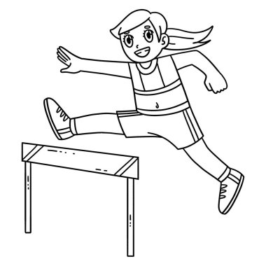 Bir Track and Field Female Zıplayan Kadın 'ın sevimli ve komik renkli sayfası. Çocuklar için saatlerce boyama eğlencesi sağlıyor. Renklendirmek için, bu sayfa çok kolaydır. Küçük çocuklar ve yeni yürümeye başlayanlar için uygun.. 