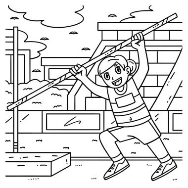 Polonyalı bir bayan sporcunun sevimli ve komik renkli bir sayfası. Çocuklar için saatlerce boyama eğlencesi sağlıyor. Renklendirmek için, bu sayfa çok kolaydır. Küçük çocuklar ve yeni yürümeye başlayanlar için uygun.. 