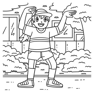 Mısır basamaklı bir Breakdance B-Kızı 'nın şirin ve komik renkli sayfası. Çocuklar için saatlerce boyama eğlencesi sağlıyor. Renklendirmek için, bu sayfa çok kolaydır. Küçük çocuklar ve yeni yürümeye başlayanlar için uygun..