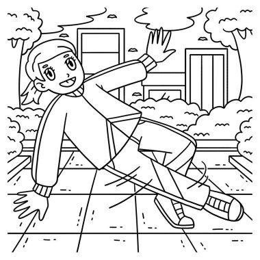 Helikopterli bir Breakdance B-Kızı 'nın şirin ve komik renkli sayfası. Çocuklar için saatlerce boyama eğlencesi sağlıyor. Renklendirmek için, bu sayfa çok kolaydır. Küçük çocuklar ve yeni yürümeye başlayanlar için uygun..