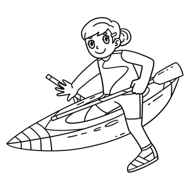 Tekneye binen Kürekçi Kadın 'ın sevimli ve komik renkli bir sayfası. Çocuklar için saatlerce boyama eğlencesi sağlıyor. Renklendirmek için, bu sayfa çok kolaydır. Küçük çocuklar ve yeni yürümeye başlayanlar için uygun..