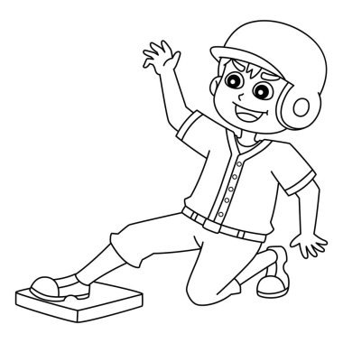 Beyzbolcu Kaydırağı 'nın sevimli ve komik renkli bir sayfası. Çocuklar için saatlerce boyama eğlencesi sağlıyor. Renklendirmek için, bu sayfa çok kolaydır. Küçük çocuklar ve yeni yürümeye başlayanlar için uygun..