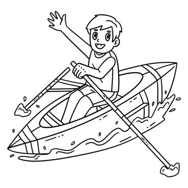 Kürekçinin sevimli ve komik renkli bir sayfası. Çocuklar için saatlerce boyama eğlencesi sağlıyor. Renklendirmek için, bu sayfa çok kolaydır. Küçük çocuklar ve yeni yürümeye başlayanlar için uygun..