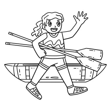 Kürek çeken Kürekçi Kadın 'ın şirin ve komik renkli bir sayfası. Çocuklar için saatlerce boyama eğlencesi sağlıyor. Renklendirmek için, bu sayfa çok kolaydır. Küçük çocuklar ve yeni yürümeye başlayanlar için uygun..