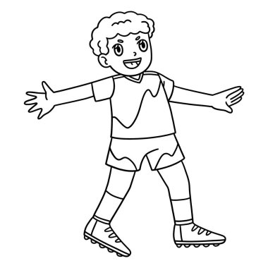 Defansif Stance 'daki Rugby oyuncusu Fullback' in sevimli ve komik renkli sayfası. Çocuklar için saatlerce boyama eğlencesi sağlıyor. Renklendirmek için, bu sayfa çok kolaydır. Küçük çocuklar ve yeni yürümeye başlayanlar için uygun..