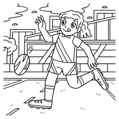 Short Punt yapan bir Rugby Kadın Oyuncusunun sevimli ve komik renkli sayfası. Çocuklar için saatlerce boyama eğlencesi sağlıyor. Renklendirmek için, bu sayfa çok kolaydır. Küçük çocuklar ve yeni yürümeye başlayanlar için uygun..