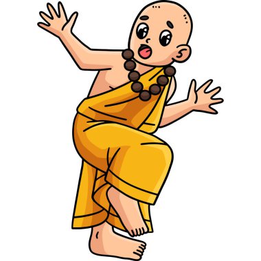 Bu karikatür bir Budist Şaşırmış Buda çizimini gösteriyor..