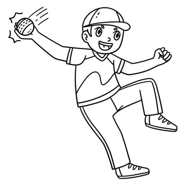 Cricket Fielder 'ın topu yakalayan sevimli ve komik renkli sayfası. Çocuklar için saatlerce boyama eğlencesi sağlıyor. Renklendirmek için, bu sayfa çok kolaydır. Küçük çocuklar ve yeni yürümeye başlayanlar için uygun..