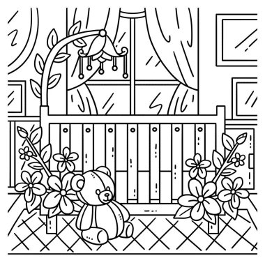 Bebek Duşu Bebek Beşiği 'nin şirin ve komik renkli bir sayfası. Çocuklar için saatlerce boyama eğlencesi sağlıyor. Renklendirmek için, bu sayfa çok kolaydır. Küçük çocuklar ve yeni yürümeye başlayanlar için uygun..