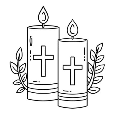 Haçlı Vaftiz Mumları 'nın şirin ve komik renkli bir sayfası. Çocuklar için saatlerce boyama eğlencesi sağlıyor. Renklendirmek için, bu sayfa çok kolaydır. Küçük çocuklar ve yeni yürümeye başlayanlar için uygun..