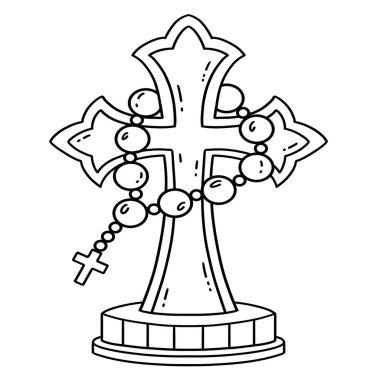 Vaftiz Haçı 'nın sevimli ve komik renkli bir sayfası. Çocuklar için saatlerce boyama eğlencesi sağlıyor. Renklendirmek için, bu sayfa çok kolaydır. Küçük çocuklar ve yeni yürümeye başlayanlar için uygun..