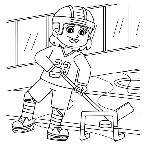 Buz hokeyi kız oyuncu eğitiminin sevimli ve komik renkli sayfası. Çocuklar için saatlerce boyama eğlencesi sağlıyor. Renklendirmek için, bu sayfa çok kolaydır. Küçük çocuklar ve yeni yürümeye başlayanlar için uygun..