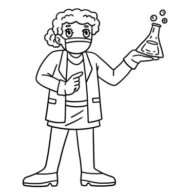 Mataralı bir kadın doktorun sevimli ve komik renkli sayfası. Çocuklar için saatlerce boyama eğlencesi sağlıyor. Renklendirmek için, bu sayfa çok kolaydır. Küçük çocuklar ve yeni yürümeye başlayanlar için uygun.. 