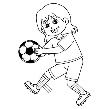 Bayan Futbolcu Punt 'un sevimli ve komik renkli sayfası. Çocuklar için saatlerce boyama eğlencesi sağlıyor. Renklendirmek için, bu sayfa çok kolaydır. Küçük çocuklar ve yeni yürümeye başlayanlar için uygun..