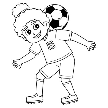 Neck Stall yapan bir bayan futbolcunun sevimli ve komik renkli sayfası. Çocuklar için saatlerce boyama eğlencesi sağlıyor. Renklendirmek için, bu sayfa çok kolaydır. Küçük çocuklar ve yeni yürümeye başlayanlar için uygun..