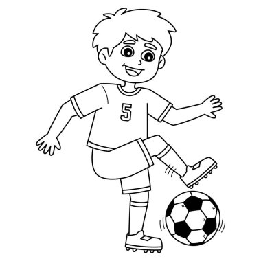 Hile Yapan Erkek Futbolcu 'nun sevimli ve komik renkli bir sayfası. Çocuklar için saatlerce boyama eğlencesi sağlıyor. Renklendirmek için, bu sayfa çok kolaydır. Küçük çocuklar ve yeni yürümeye başlayanlar için uygun..