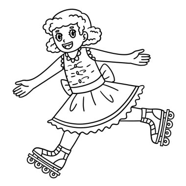 Elbise İçinde Kadın Paten 'in şirin ve komik renkli bir sayfası. Çocuklar için saatlerce boyama eğlencesi sağlıyor. Renklendirmek için, bu sayfa çok kolaydır. Küçük çocuklar ve yeni yürümeye başlayanlar için uygun..