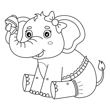 Bebek Duşu Bebek Fil filinin şirin ve komik renkli bir sayfası. Çocuklar için saatlerce boyama eğlencesi sağlıyor. Renklendirmek için, bu sayfa çok kolaydır. Küçük çocuklar ve yeni yürümeye başlayanlar için uygun..