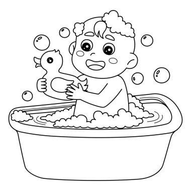 Bebek Duşu Bebek Duşu 'nun şirin ve komik renkli bir sayfası. Çocuklar için saatlerce boyama eğlencesi sağlıyor. Renklendirmek için, bu sayfa çok kolaydır. Küçük çocuklar ve yeni yürümeye başlayanlar için uygun..