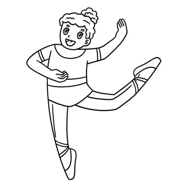 Tavır yapan bir balerinin sevimli ve komik renkli sayfası. Çocuklar için saatlerce boyama eğlencesi sağlıyor. Renklendirmek için, bu sayfa çok kolaydır. Küçük çocuklar ve yeni yürümeye başlayanlar için uygun..