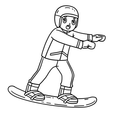 Zıplayan Snowboard 'lu bir çocuğun sevimli ve komik renkli sayfası. Çocuklar için saatlerce boyama eğlencesi sağlıyor. Renklendirmek için, bu sayfa çok kolaydır. Küçük çocuklar ve yeni yürümeye başlayanlar için uygun..