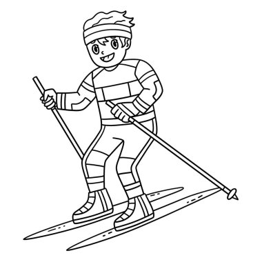 Biatlon Erkek Biatlet Kayağı 'nın sevimli ve komik renkli bir sayfası. Çocuklar için saatlerce boyama eğlencesi sağlıyor. Renklendirmek için, bu sayfa çok kolaydır. Küçük çocuklar ve yeni yürümeye başlayanlar için uygun..