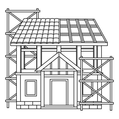 House İnşaat 'ın şirin ve komik bir boyama sayfası. Çocuklar için saatlerce boyama eğlencesi sağlıyor. Renklendirmek için, bu sayfa çok kolaydır. Küçük çocuklar ve yeni yürümeye başlayanlar için uygun..