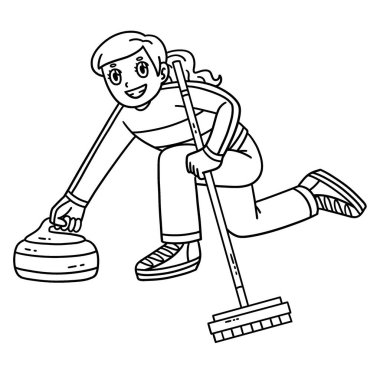 Curling Female Dişi Teslimat Taşı 'nın sevimli ve komik renkli bir sayfası. Çocuklar için saatlerce boyama eğlencesi sağlıyor. Renklendirmek için, bu sayfa çok kolaydır. Küçük çocuklar ve yeni yürümeye başlayanlar için uygun..