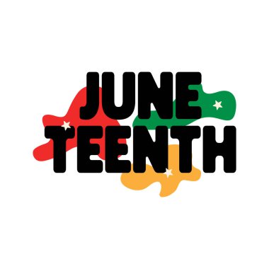 Haziran tipografisi ve senaryo tasarımı, beyaz arka planda izole edilmiş. Metin tabanlı sanat ve yaratıcı kelime tasarımları için mükemmel bir vektör.