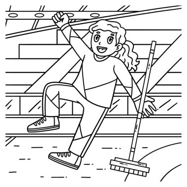 Galibiyet için elini kaldıran bir kadın bigudisinin sevimli ve komik renkli sayfası. Çocuklar için saatlerce boyama eğlencesi sağlıyor. Renk, bu sayfa çok kolay. Küçük çocuklar ve yeni yürümeye başlayanlar için uygun..