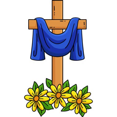 Bu karikatür, Vaftiz Haçı illüstrasyonunu gösteriyor.