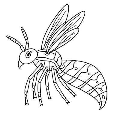 Bir Böcek Eşekarısı Hayvanı 'nın sevimli ve komik renkli sayfası. Çocuklar için saatlerce boyama eğlencesi sağlıyor. Renklendirmek için, bu sayfa çok kolaydır. Küçük çocuklar ve yeni yürümeye başlayanlar için uygun..